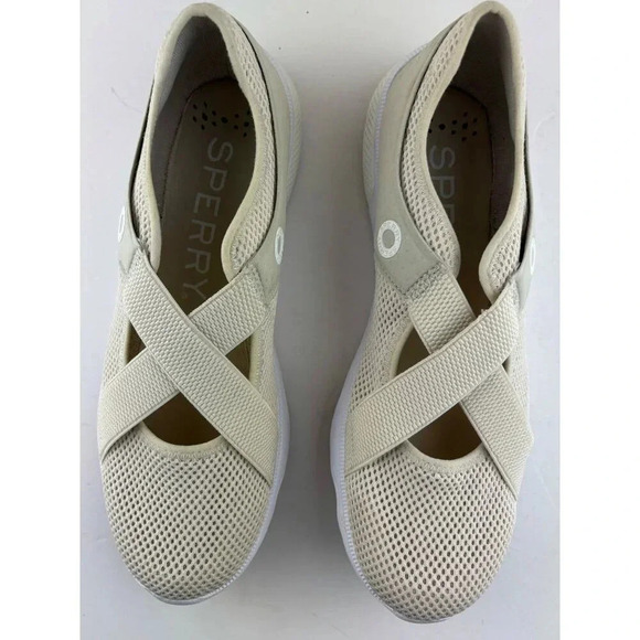 Sperry Top-Sider NEW Women's 7 Seas Hydra Sneaker Ivory Size 10 M Slip on Boat - Picture 2 of 10